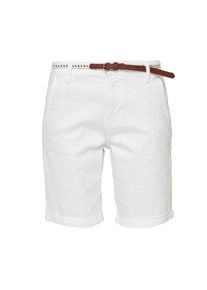 s.Oliver RED LABEL, Damen Bermuda, Beige / Weiß
