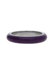Esprit, Damen Fingerring Marin 68 ESRG11562H, Dunkellila / Silber