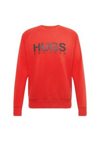 Hugo, Herren Sweatshirt 'Dakotah 10200626 01', Rot / Schwarz