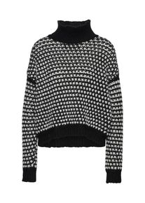 Hugo, Damen Pullover 'Suzan', Schwarz / Offwhite
