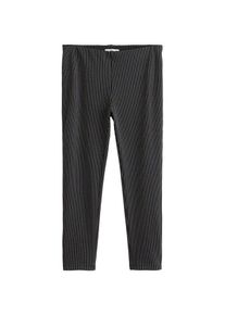 Violeta by Mango, Damen Leggings 'Silicio', Schwarz / Wei&szlig;