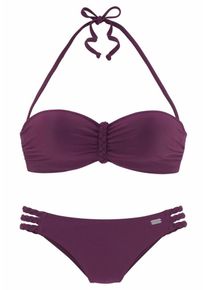 Buffalo, Damen Bügel-Bandeau-Bikini, Bordeaux
