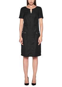 s.Oliver BLACK LABEL, Damen Legeres Kleid, Schwarz