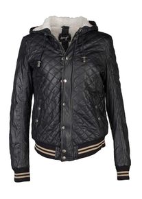 Maze, Damen Lederblouson 'Camara', Creme / Schwarz