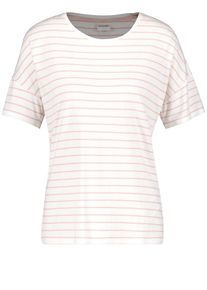 Taifun, Damen T-Shirt, Pastellpink / Weiß