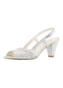 Andrea Conti, Damen Sandalette, Silber
