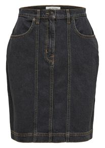 Selected Femme, Damen Jeansrock, Grey Denim