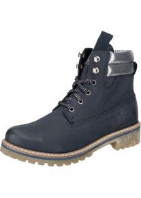 s.Oliver RED LABEL, Damen Schürstiefelette 'Worker', Blau