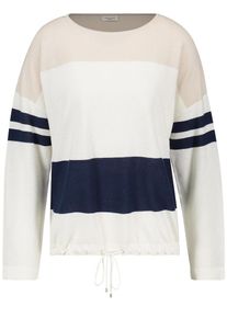 Gerry Weber, Damen Pullover, Camel / Navy / Naturweiß