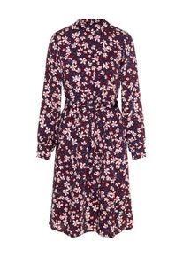 Véro Moda VERO MODA, Damen Kleid, Creme / Blau / Dunkelrot