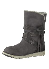 s.Oliver RED LABEL, Damen Snowboots, Dunkelgrau
