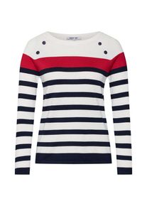 ABOUT YOU, Damen Pullover 'Marla', Blau / Rot / Wei&szlig;