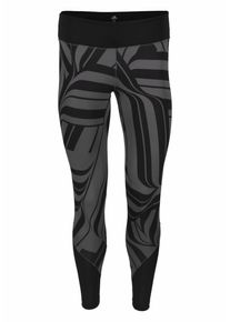 adidas Performance, Damen Tights 'D2M', Dunkelgrau / Schwarz