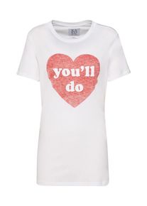 ZOE KARSSEN, Damen T-Shirt, Pastellrot / Wei&szlig;