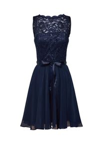 Swing, Damen Kleid 'Cocktailkleid mit Spitzenoberteil', Navy