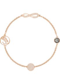 Swarovski, Damen Armband 'Faith Cry 5421441', Rosegold / Grau / Transparent