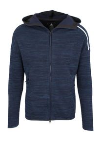 adidas Performance, Herren Kapuzenjacke 'M Z.N.E.', Blau / Wei&szlig;