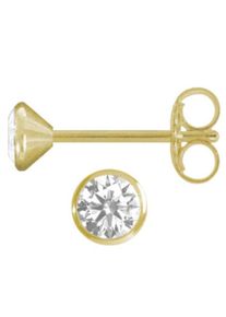 Firetti, Damen Ohrstecker, Gold / Silber