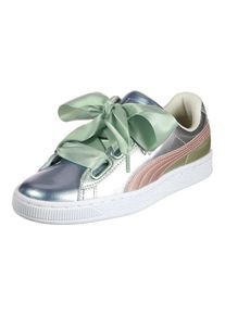 Puma, Damen Sneaker 'Basket Heart Buable', Silber