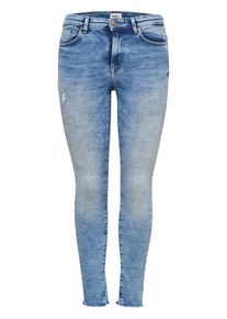 Only, Damen Jeans 'Corin Mid Waist Ankle', Blau