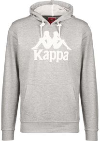 Kappa, Herren Sweatshirt 'Zimim', Graumeliert / Wei&szlig;
