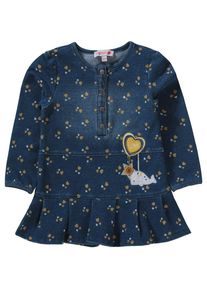 Boboli B&Ograve;BOLI, M&auml;dchen Jeanskleid, Blau / Braun / Gelb / Wei&szlig;