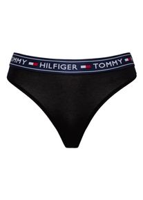 Tommy Hilfiger, Damen Brasilslip 'Nostalgia', Navy / Schwarz