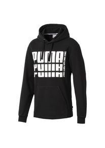 Puma, Herren Hoodie 'Rebel Bold', Schwarz / Weiß