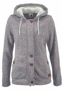 OCEAN SPORTSWEAR, Damen Strickfleecejacke, Graumeliert