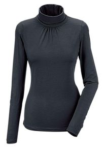 Aniston, Damen Rollkragenshirt, Schwarz