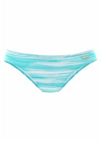 Sunseeker, Damen Bikini-Hose 'Physical', Türkis / Weiß