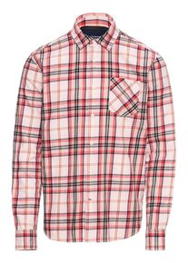 Scotch & Soda SCOTCH & SODA, Herren Hemd 'REGULAR FIT Ams Blauw brushed cotton checked shirt', Rot / Weiß