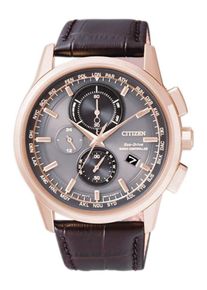 Citizen, Herren Funkchronograph, "AT8113-12H", Braun