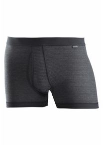 Schiesser, Herren Boxer Hose kurz in Feinripp mit Eingriff 'Original Classics', Grau / Anthrazit