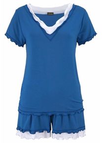 Lascana, Damen Shorty, Blau