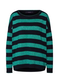 Laurèl LAUREL, Damen Pullover '22012', Grün / Schwarz