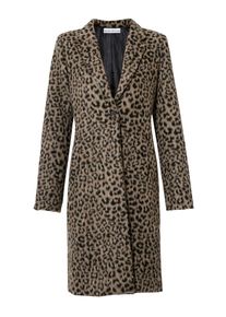 Heine, Damen Kurzmantel, Braun / Schwarz