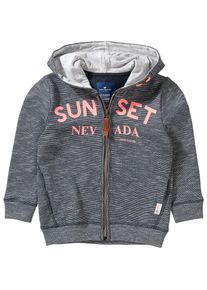 Tom Tailor, Sweatjacke, Graumeliert / Koralle