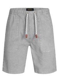 INDICODE JEANS, Herren Shorts 'Stoufville', Hellgrau