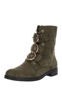 ABOUT YOU, Damen Schnürstiefelette 'Anneke', Khaki