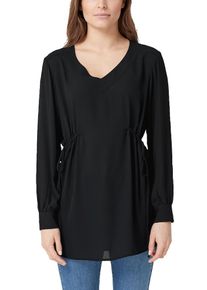 TRIANGLE, Damen Crêpebluse, Schwarz