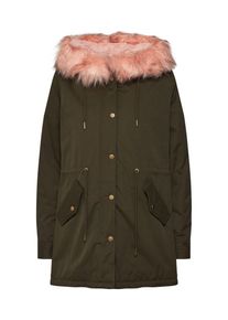 Urban Classics, Damen Parka, Oliv / Rosé