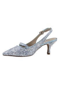 Heine, Damen Slingpumps, Hellblau