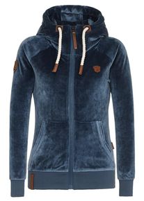 Naketano, Damen Sweatjacke 'Brazzo Mack', Taubenblau