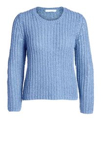 Oui, Damen Pullover, Royalblau