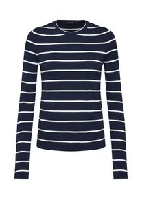Véro Moda VERO MODA, Damen Shirt 'PERL ABHY', Nachtblau / Weiß