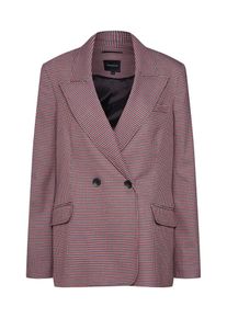 Selected Femme, Damen Blazer 'SLFBEATRICE LS DOUBLE BREASTED BLAZER', Dunkelblau / Rot