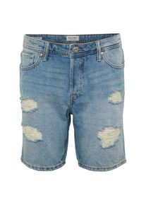 Jack & Jones JACK & JONES, Herren Jeans Shorts 'JJIRICK SHORTS DENIM CAMP', Blue Denim