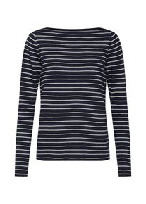 s.Oliver RED LABEL, Damen Pullover, Nachtblau / Wei&szlig;
