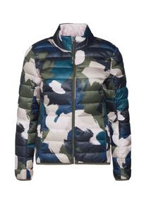 Q/S Designed By, Damen Jacke, Dunkelgrün / Schwarz / Naturweiß